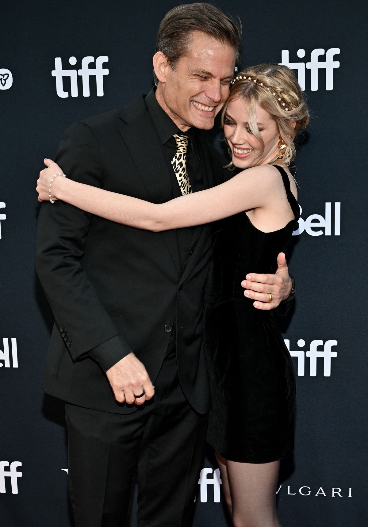 Casper Van Dien with daughter Grace at the Roost premiere during the 47th Toronto International Film Festival
