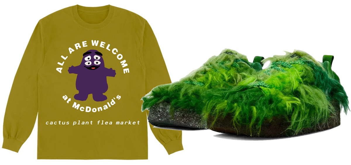 Also known as CPFM, Cactus Plant Flea Market has collaborated with several brands, including McDonald's and Nike