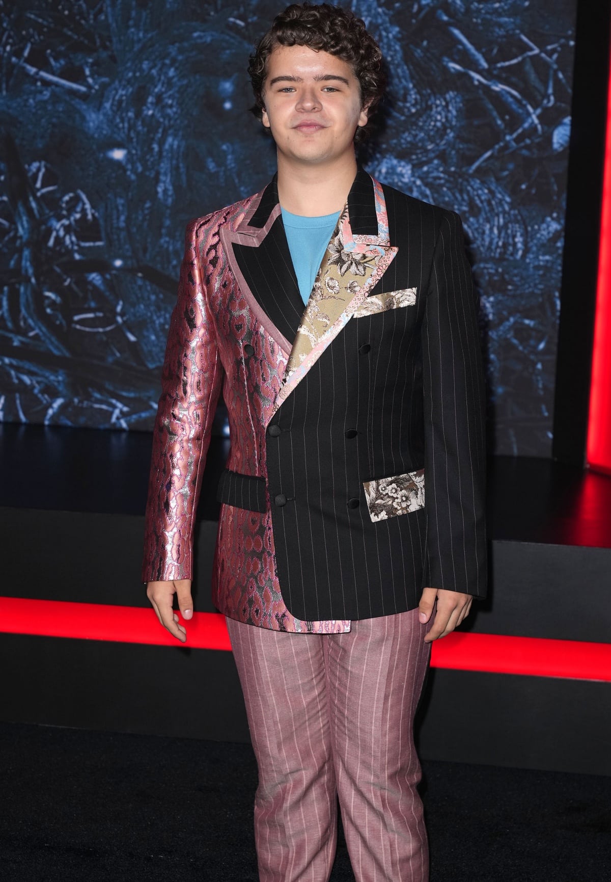 Gaten Matarazzo at the world premiere of the fourth season of Stranger Things