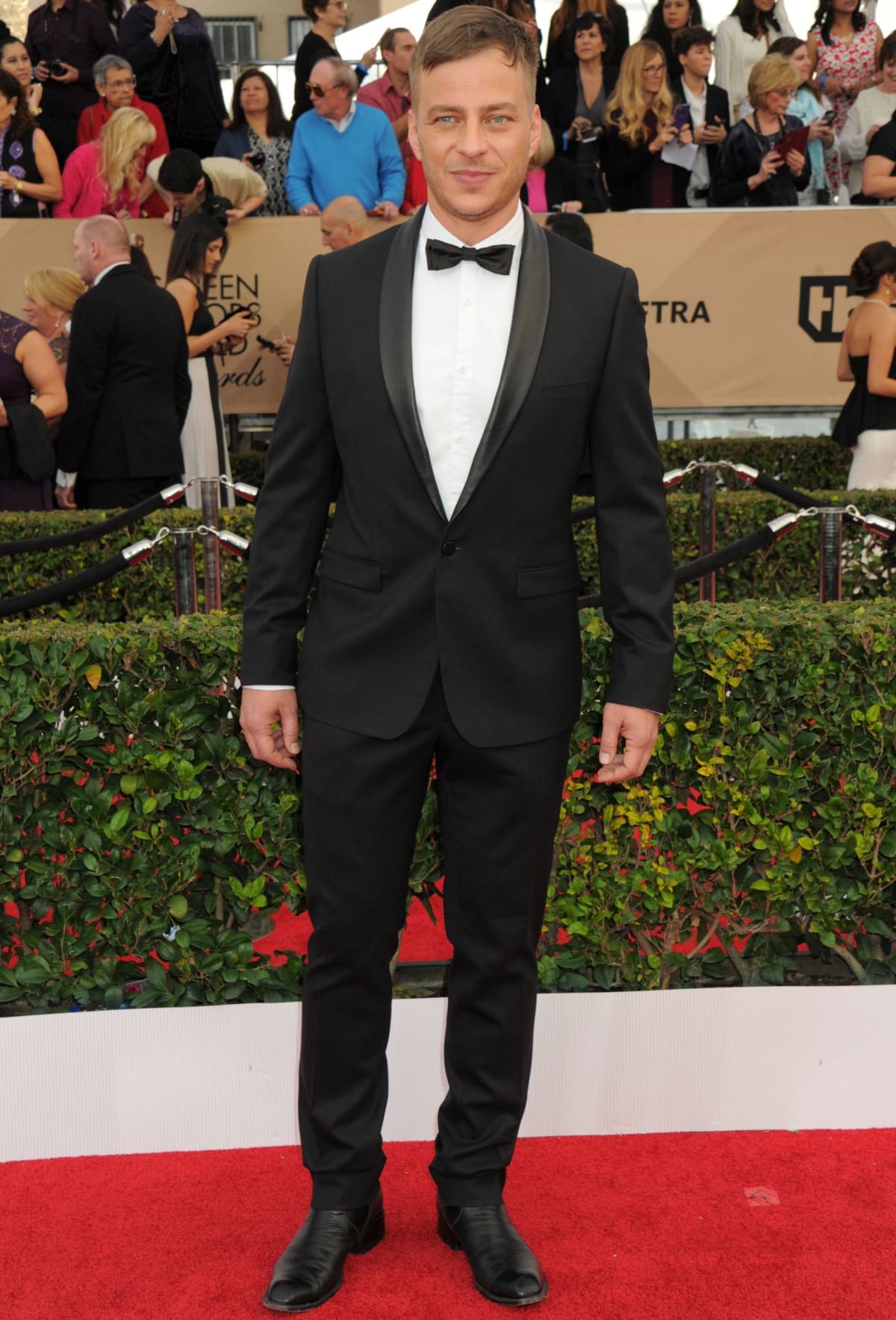 Looking dapper in a suit, Tom Wlaschiha stepped out for the 22nd Annual Screen Actors Guild Awards