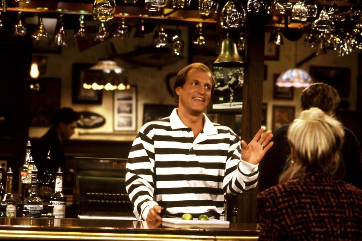 Woody Harrelson as Woody Boyd in the popular sitcom television series Cheers