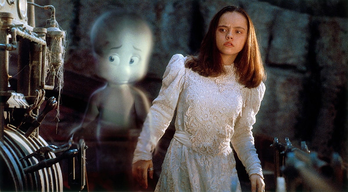 Christina Ricci landed her first lead role in the live-action adaptation of Casper in 1995
