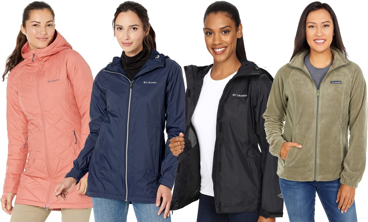 Columbia has a number of best-sellers, including the Heavenly Long Hooded Jacket ($160), Switchback Lined Long Jacket ($100), Arcadia II Jacket ($100), and the Benton Springs Full Zip Jacket ($65)