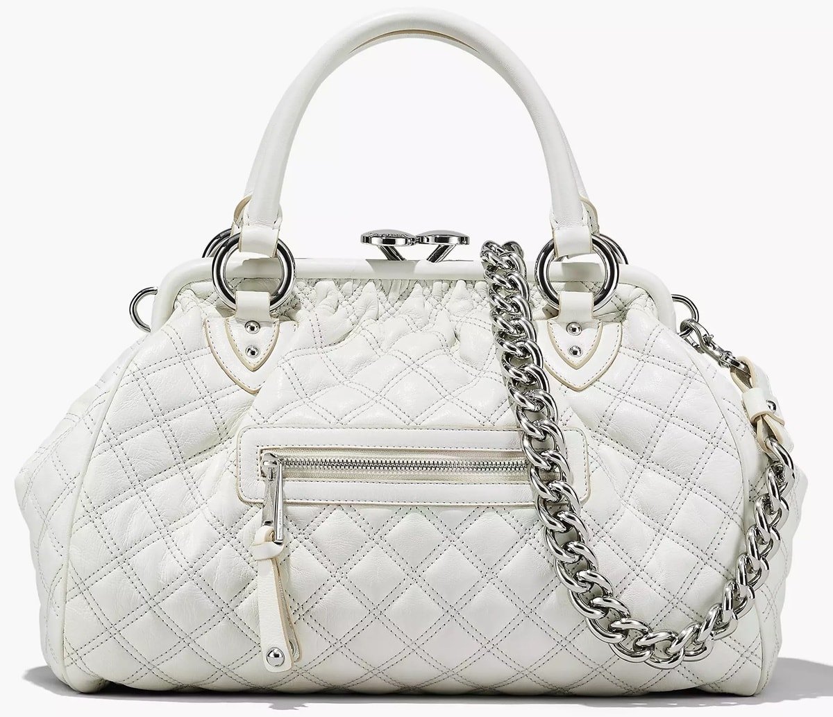 One of the most expensive Marc Jacobs handbags is a re-edition of its iconic Stam Bag that costs $1,495