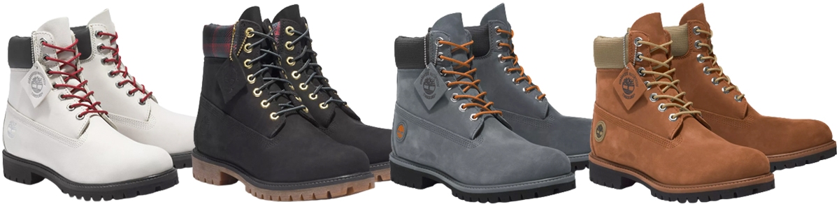 Timberland's Original waterproof boots are given a modern upgrade with contrasting laces and padded collars