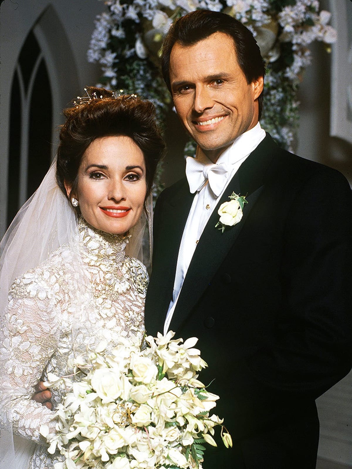 Susan Lucci played Erica Kane on the ABC daytime drama All My Children with Michael Nader as Dimitri Marick