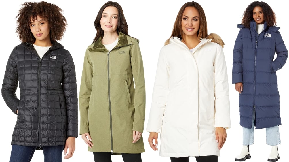 Some of The North Face's must-have styles are the Thermoball Eco Parka ($249.95), Shelbe Raschel Parka-Length with Hood ($189), Arctic Parka ($349.95), and Triple C Parka ($349.95)