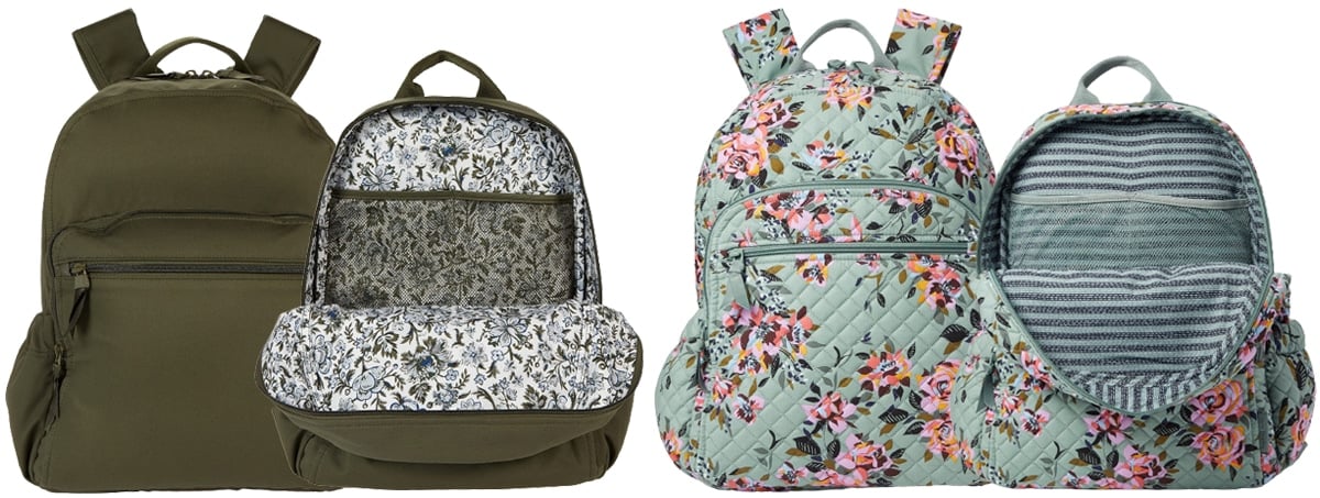 The Vera Bradley Campus Backpack is designed from machine washable signature quilted cotton and features multiple compartments for easy organization