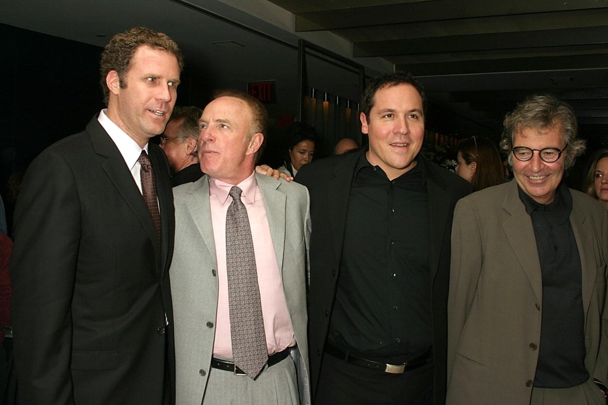 Comedic actor Will Ferrell, acclaimed film actor James Caan, successful film director Jon Favreau, and film industry pioneer Robert Shaye are all known for their involvement in the 2003 Christmas comedy film Elf