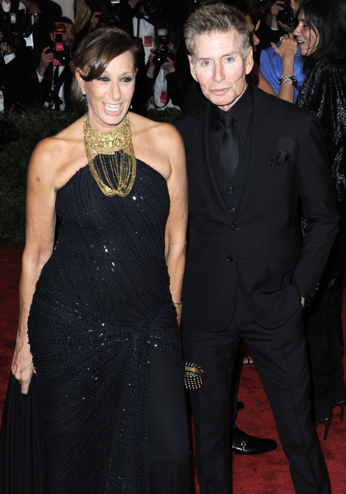 Calvin Klein with Donna Karan at the PUNK: Chaos to Couture Costume Institute Gala