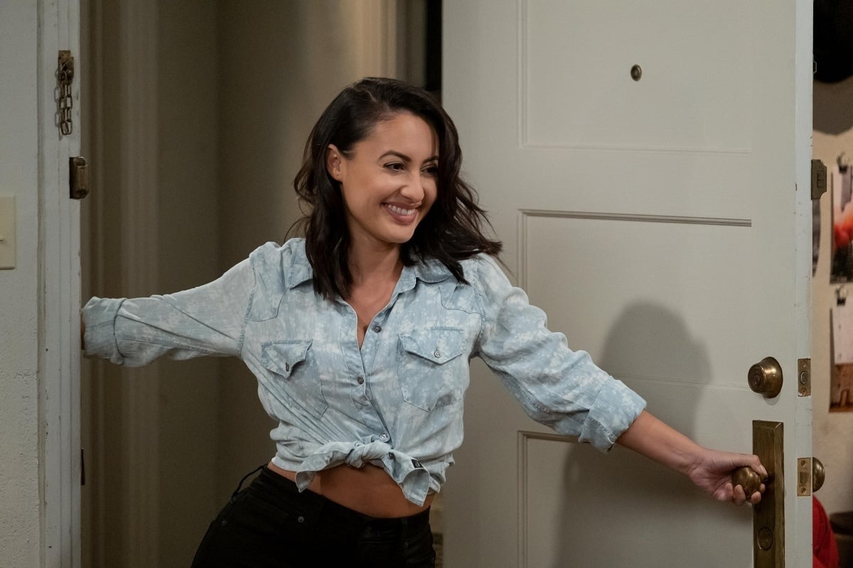 Francia Raisa as Valentina in the sitcom How I Met Your Father