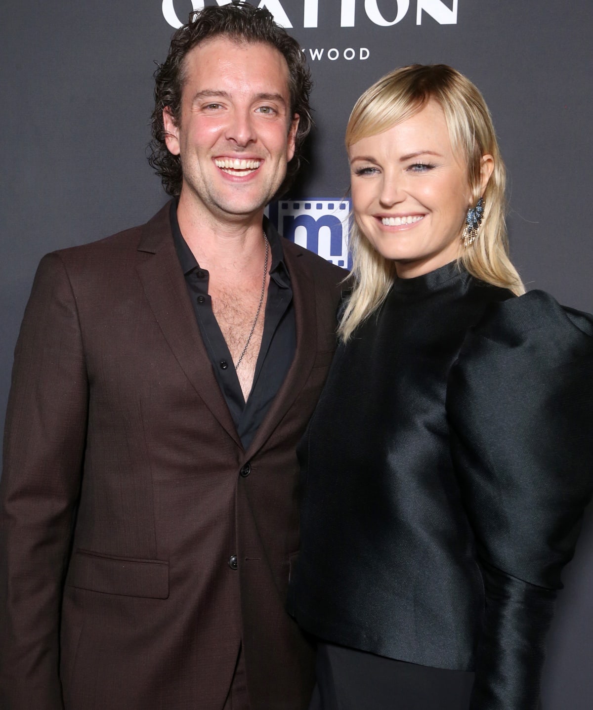 Jack Donnelly and Malin Akerman attending the Screamfest LA world premiere of The Avenue’s Slayers