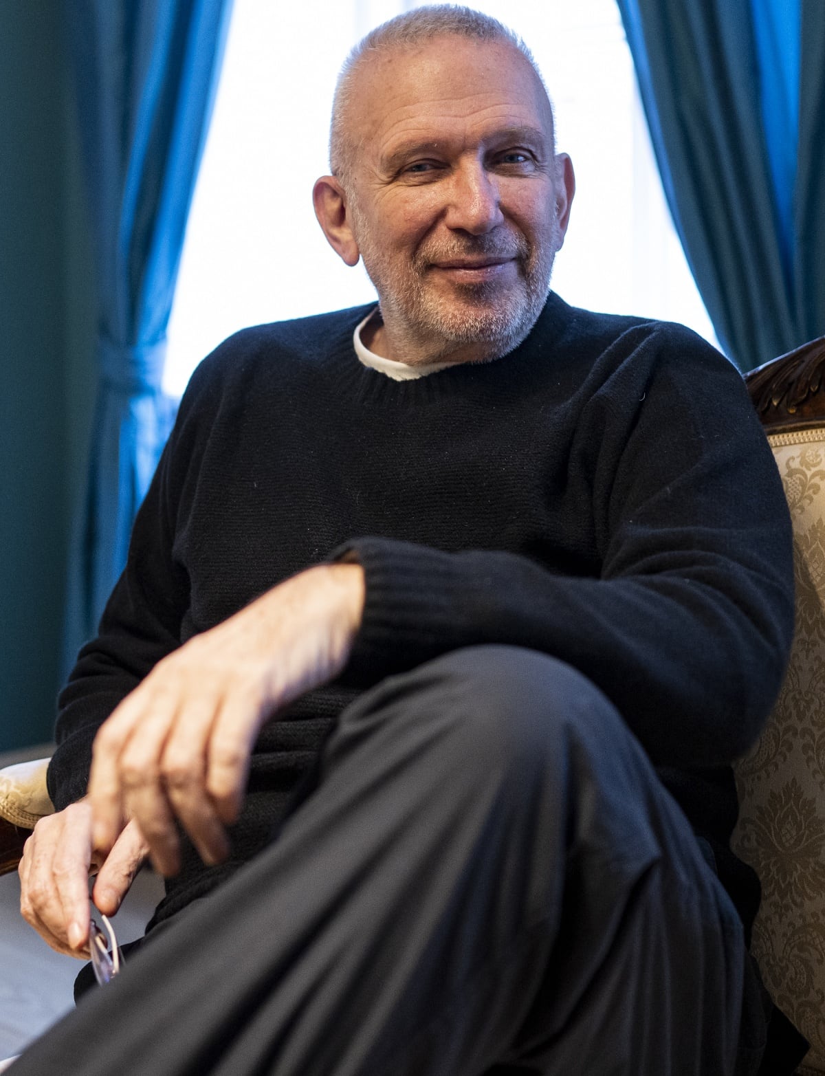 Jean Paul Gaultier photographed after an interview in Bavaria