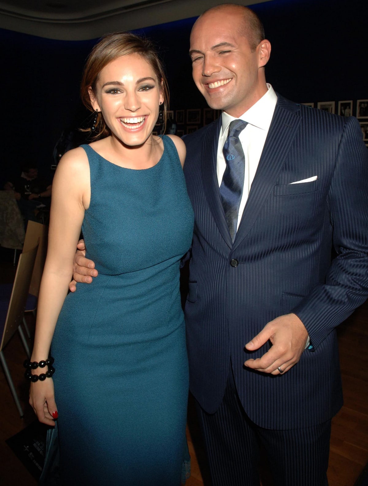 Kelly Brook with ex-partner Billy Zane at the Three UK premiere