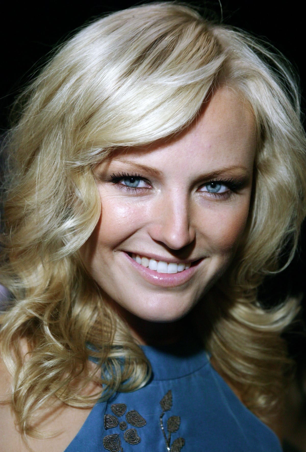 Malin Akerman at the Luca Luca Spring 2009 show during the Mercedes-Benz Fashion Week