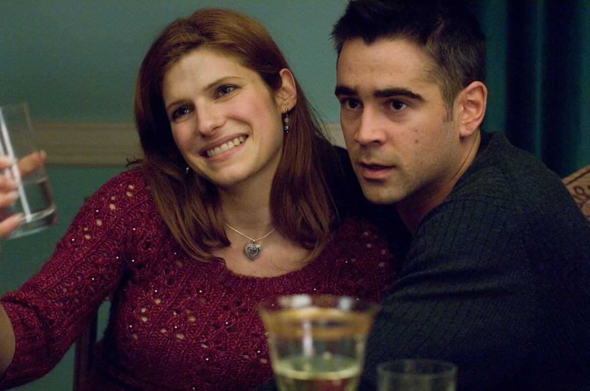Lake Bell as Megan Egan and Colin Farrell as Jimmy Egan in the 2008 crime drama film Pride and Glory