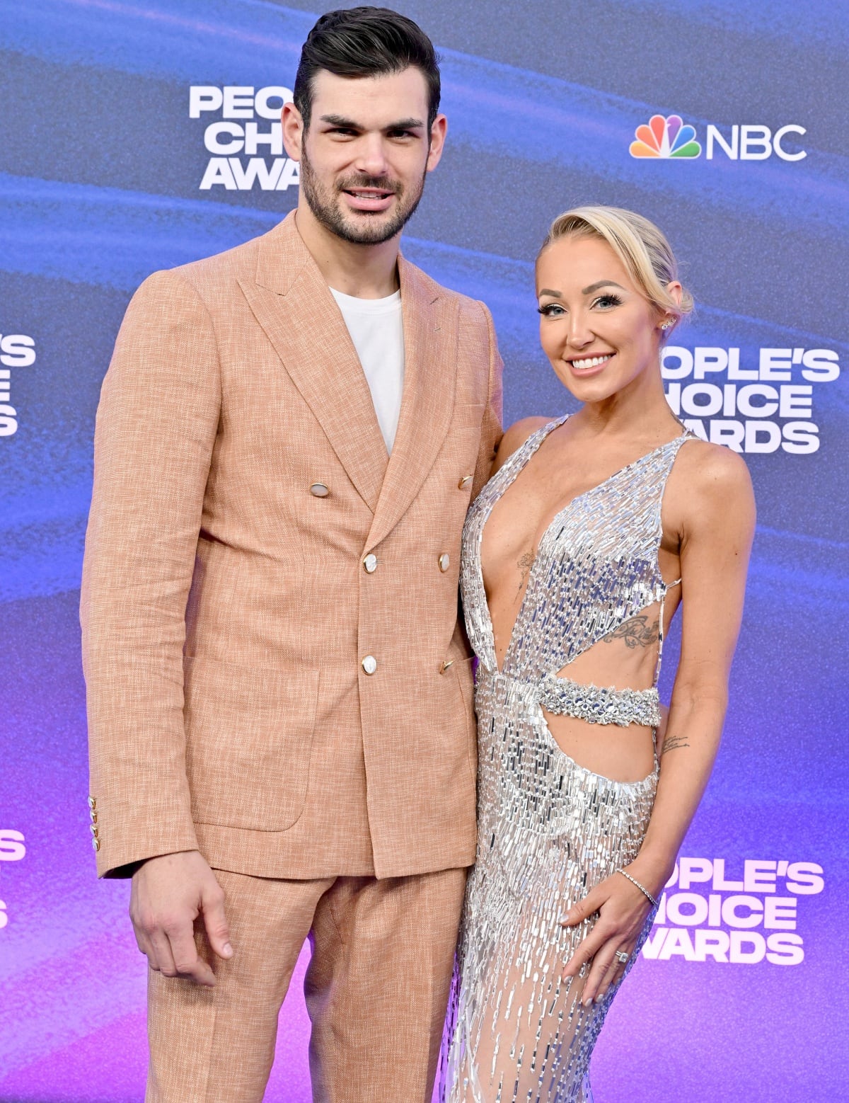 Romain Bonnet and Mary Fitzgerald at the 2022 People’s Choice Awards