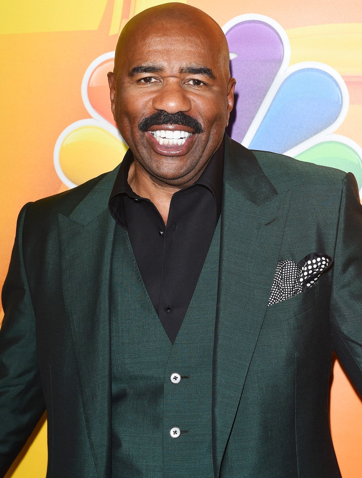 Steve Harvey attending the NBC Universal TCA event