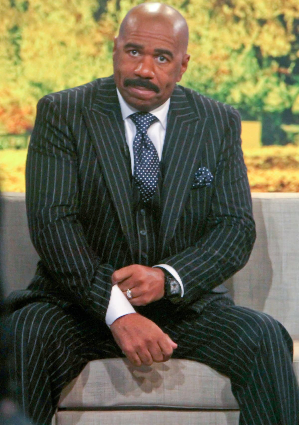 To promote his book Act Like a Lady, Think Like a Man, Steve Harvey made a guest appearance on Good Morning America