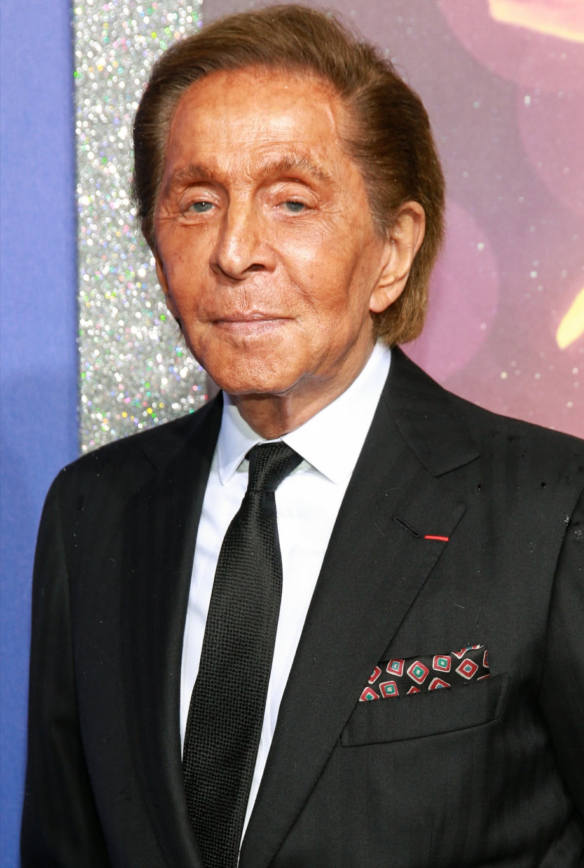 Valentino Garavani attending the New York premiere of Rocketman