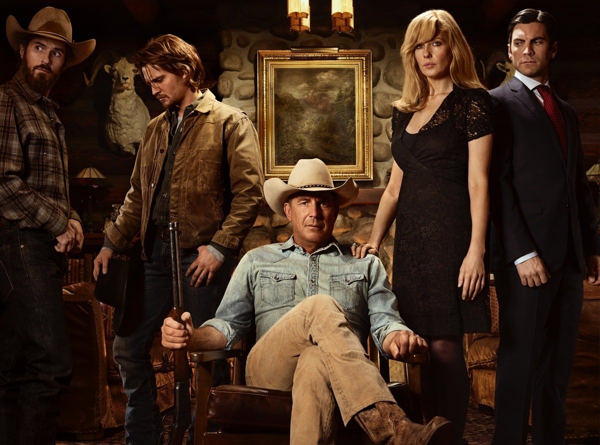 Promotional shot for the first season of "Yellowstone"