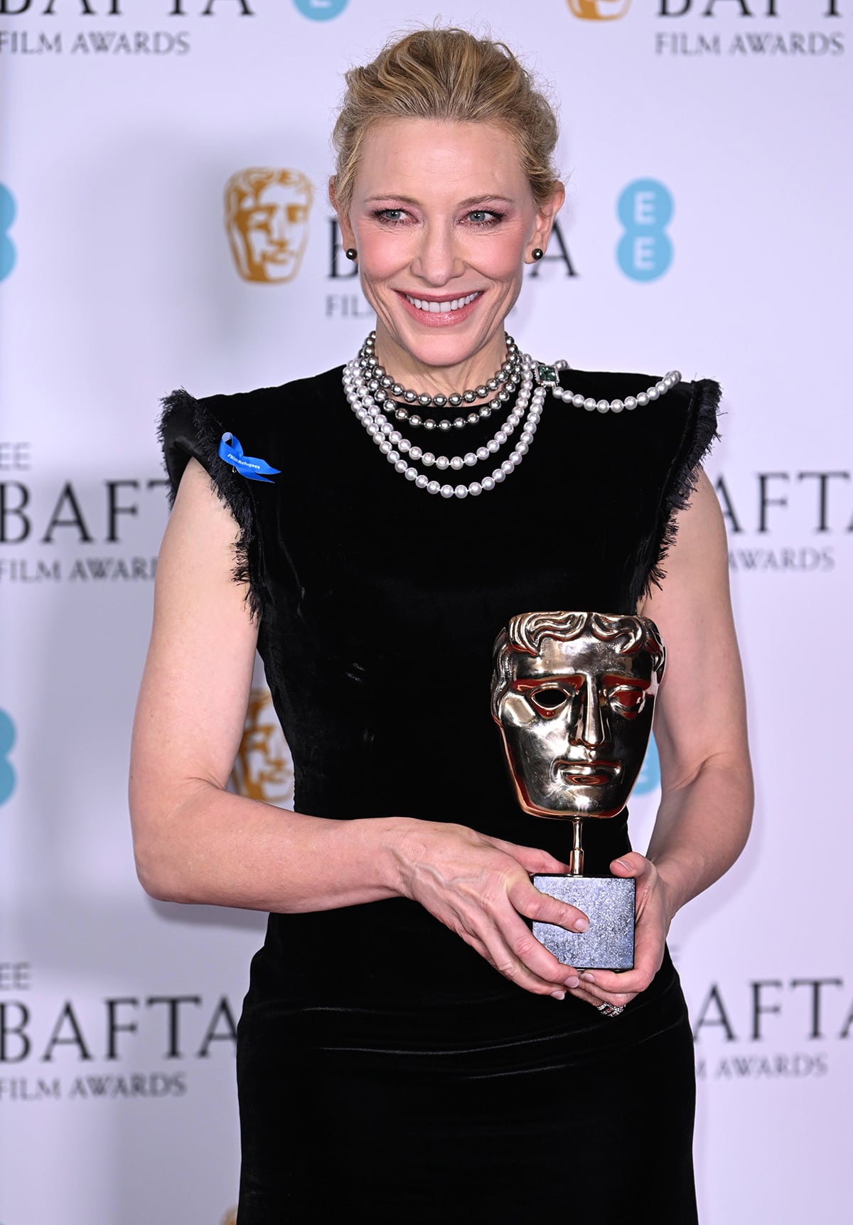Cate Blanchett wins the BAFTA Best Actress for her role as a world-renowned lesbian conductor in Tár