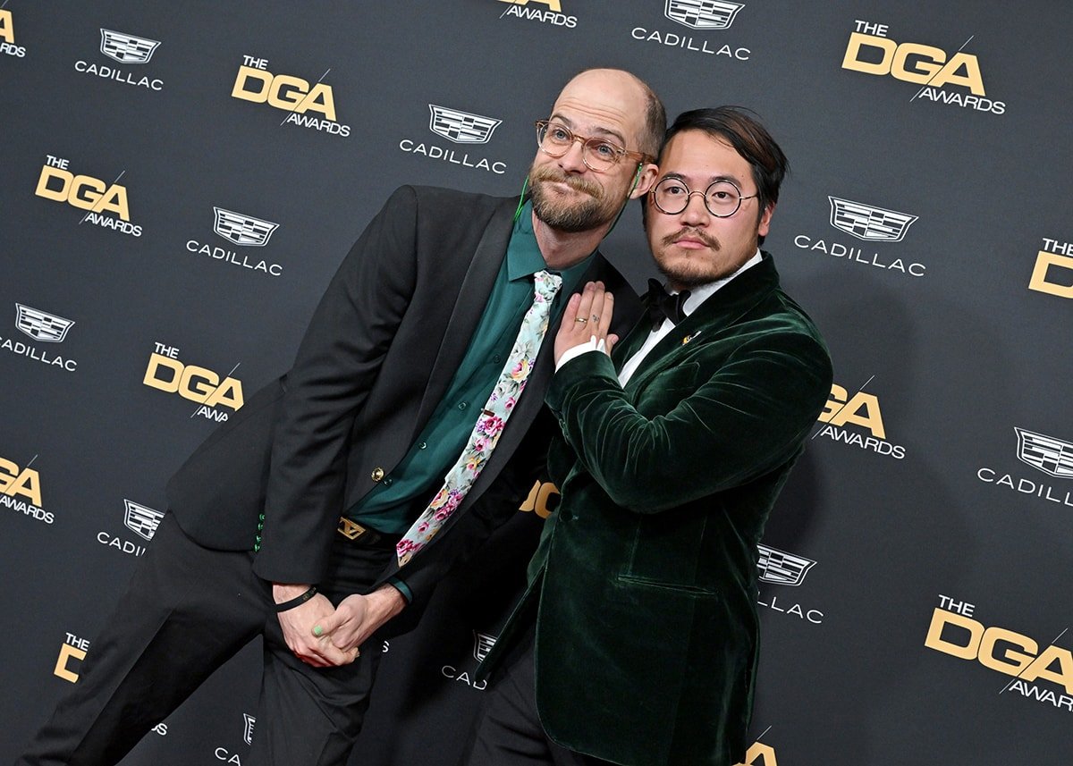 Daniel Scheinert and Daniel Kwan, directors of the sci-fi adventure Everything Everywhere All at Once, win big at the 75th Directors Guild of America Awards held at the Beverly Hilton Hotel on February 18, 2023