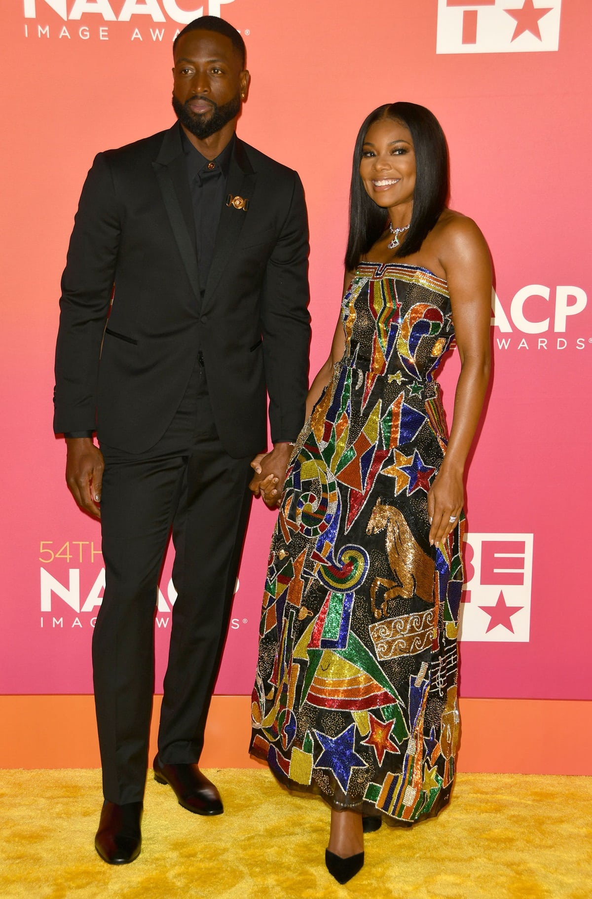 During their acceptance speech the 54th Annual NAACP Image Awards at Pasadena Civic Auditorium on February 25, 2023, in Pasadena, California, Gabrielle Union and Dwyane Wade addressed the challenges faced by black trans people and emphasized the importance of fighting for justice for everyone