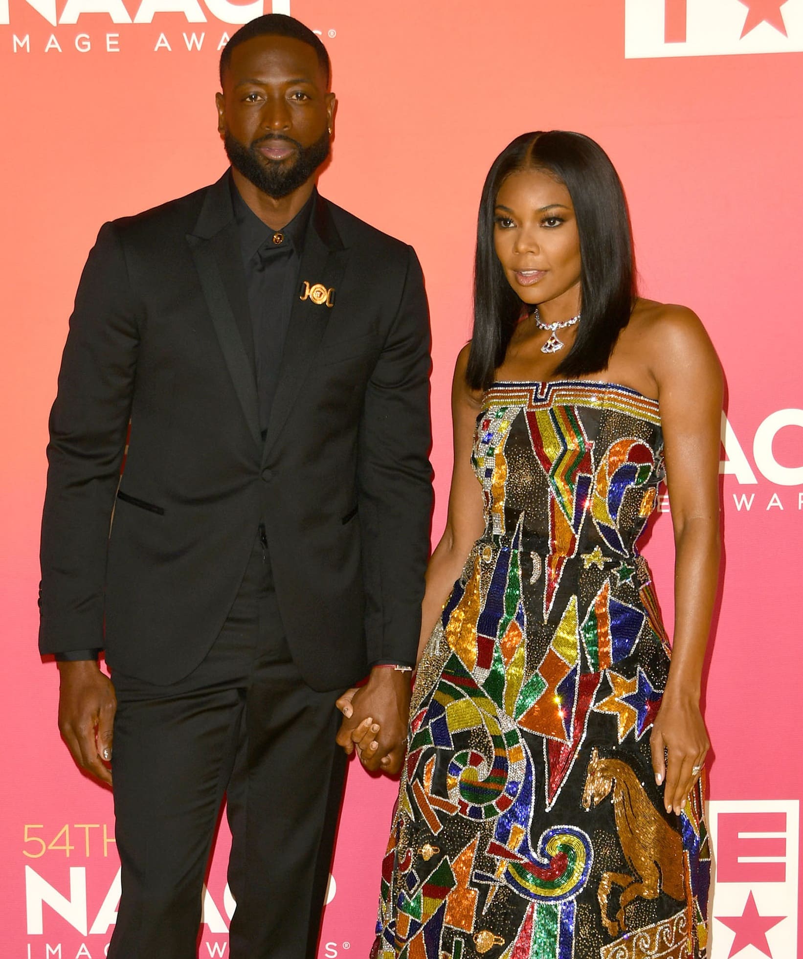 Gabrielle Union and Dwyane Wade were awarded the President's Award at the 54th NAACP Image Awards in recognition of their distinguished public service, advocacy for LGBTQ+ rights, and support of their daughter, Zaya