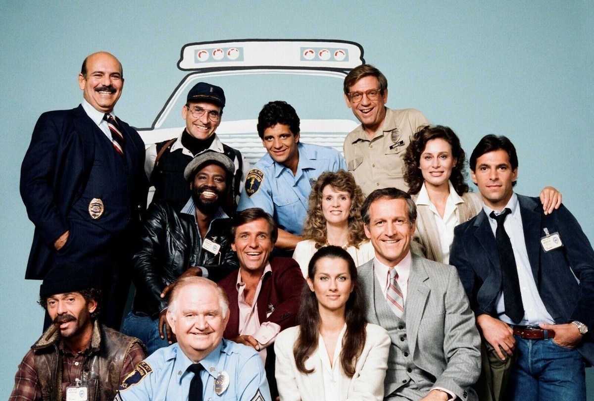 The cast members of Hill Street Blues and their respective roles include René Enríquez as Ray Calletano, Robert Prosky as Hill Street Station Captain Frank Furillo, Veronica Hamel as Joyce Davenport, Daniel J. Travanti as Frank Furillo, Bruce Weitz as Mick Belker, Ed Marinaro as Joe Coffey, Mimi Kuzyk as Chief of Detectives Maria McGuire, Barbara Bosson as Fay Furillo, Robert Hirschfeld, Ken Olin, Kiel Martin as J.D. LaRue, Taurean Blacque as Neal Washington, and James B. Sikking as Lt. Howard Hunter