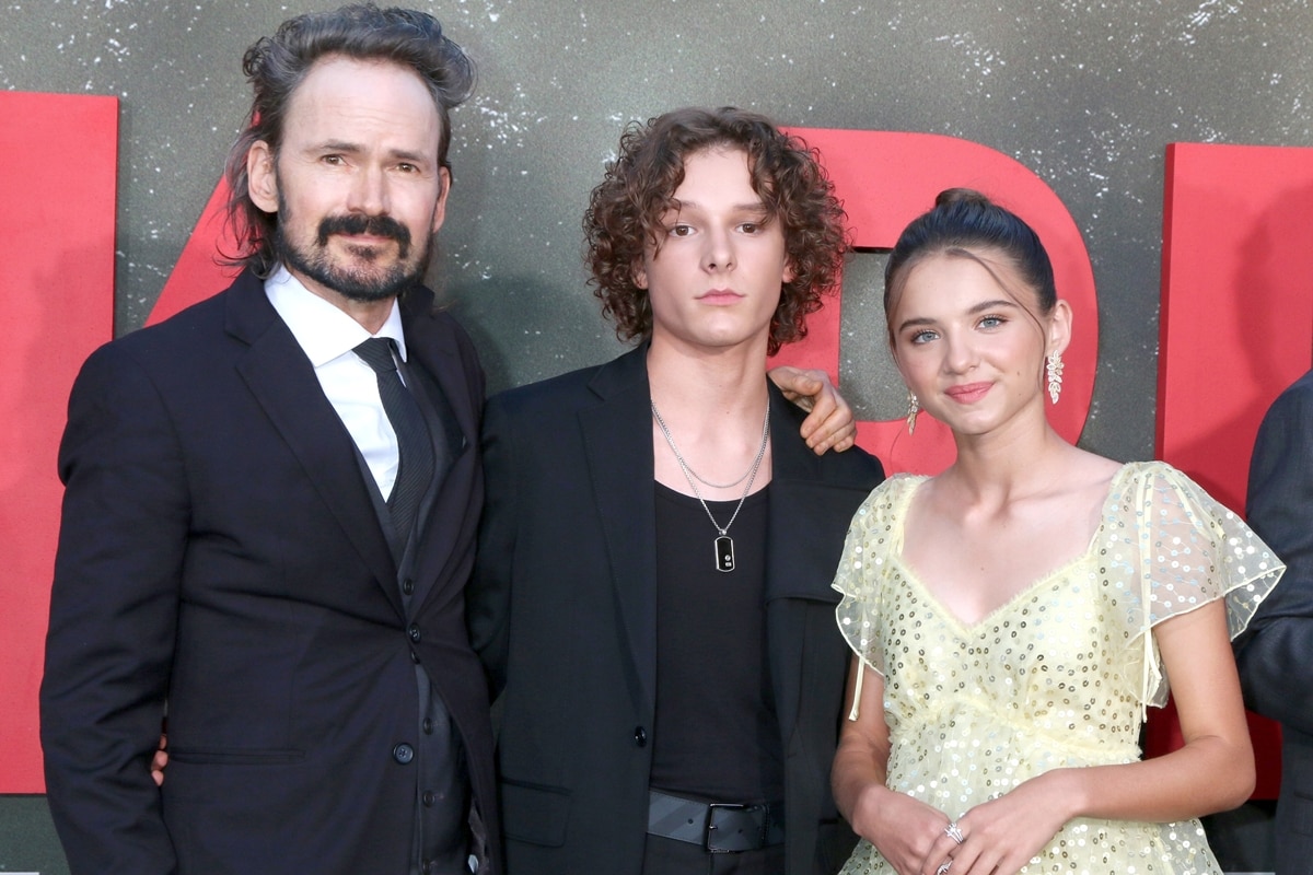 Jeremy Davies, Mason Thames, and Madeleine McGraw attend the Universal Pictures' "The Black Phone"
