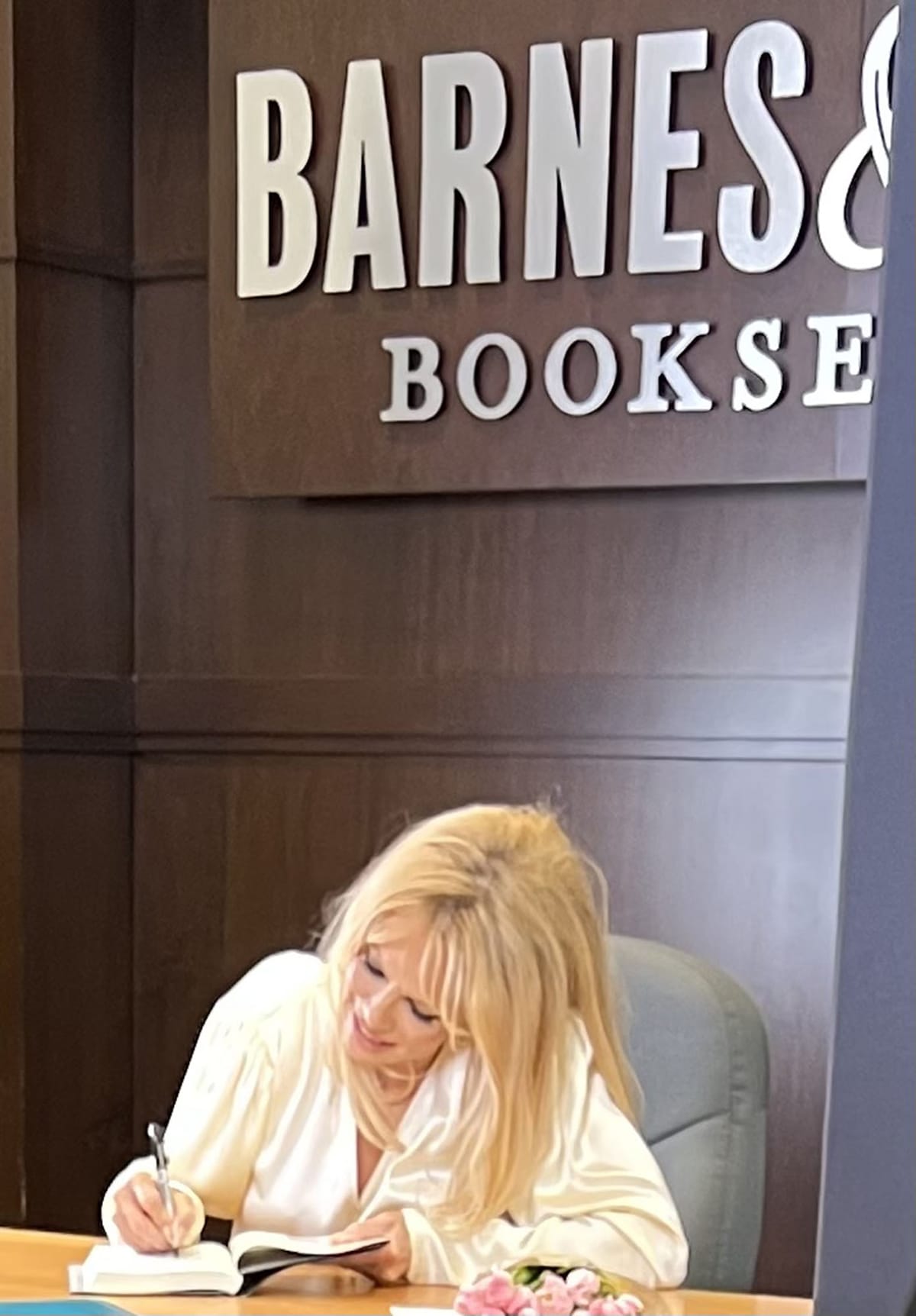 Pamela Anderson signing copies of her new memoir at Barnes & Nobles at The Grove in Los Angeles 