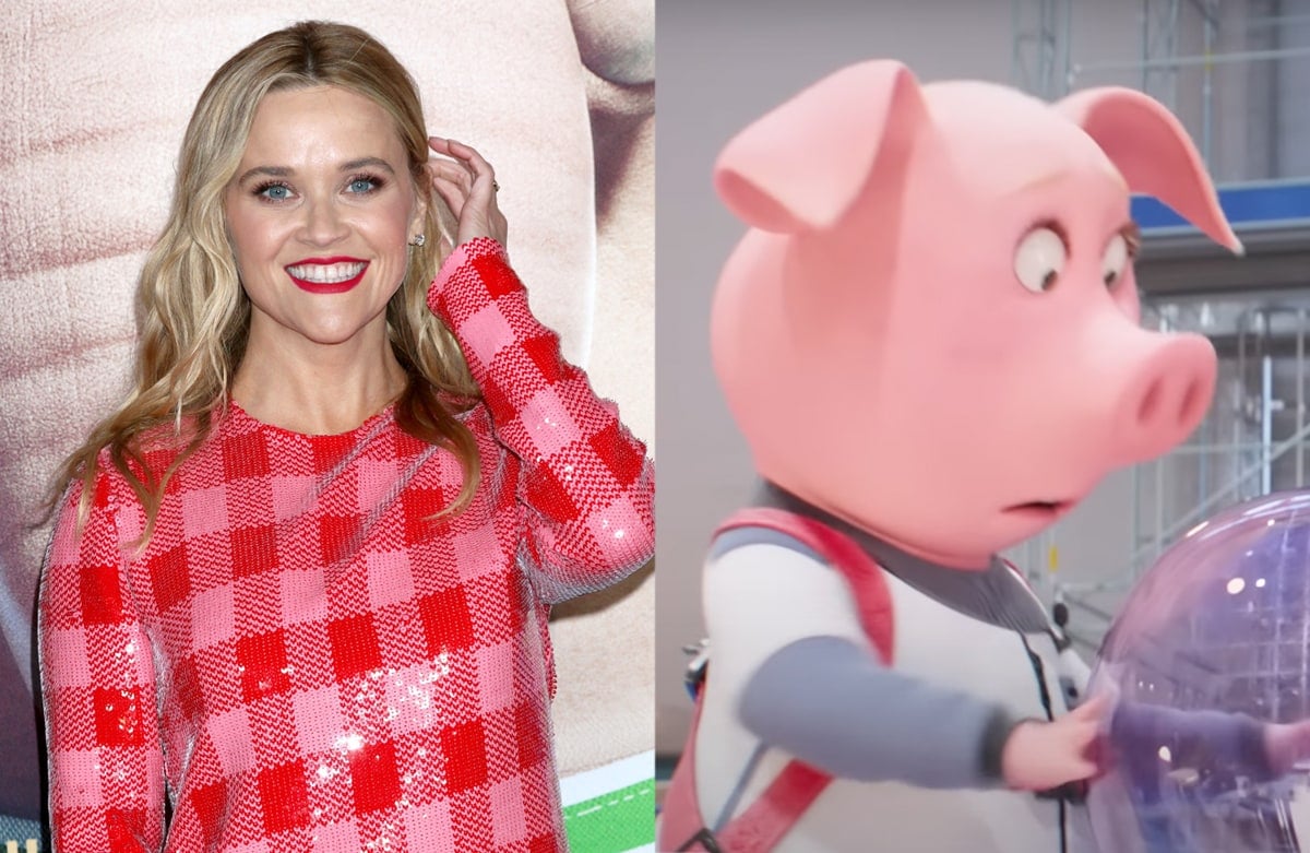 Reese Witherspoon voices Rosita, a pig who dreams of becoming a famous performer in Redshore City