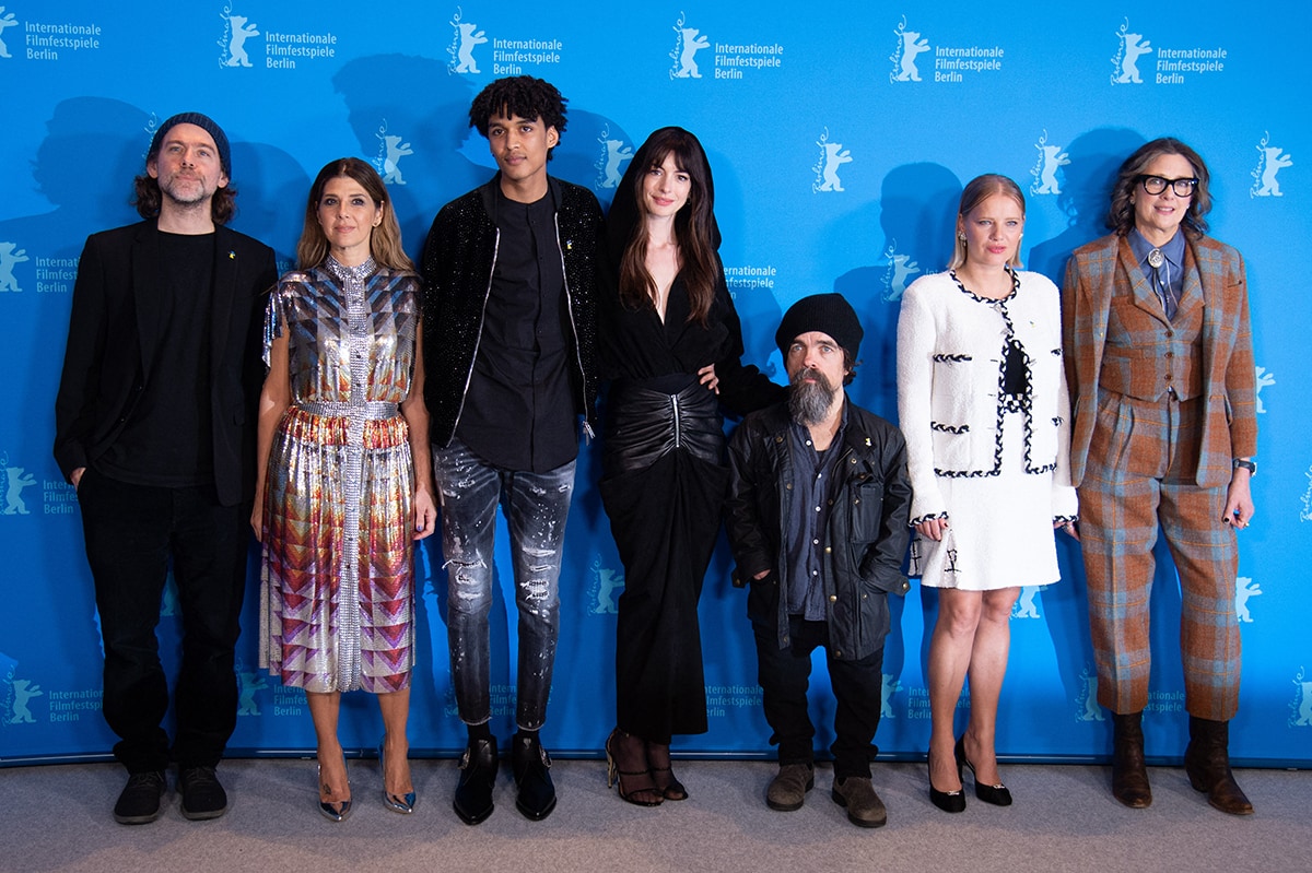 The cast and crew of She Came to Me at the photocall for their new romantic-comedy movie in Berlin