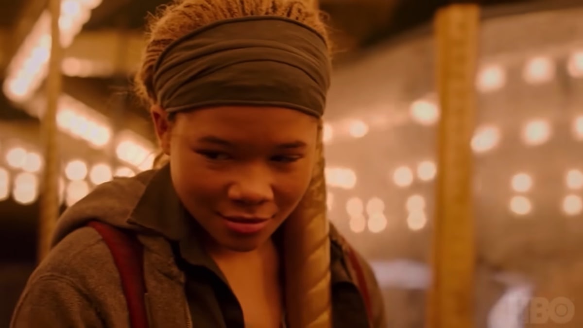 Storm Reid as Riley Abel, an orphaned girl growing up in post-apocalyptic Boston, in the American post-apocalyptic drama television series The Last of Us