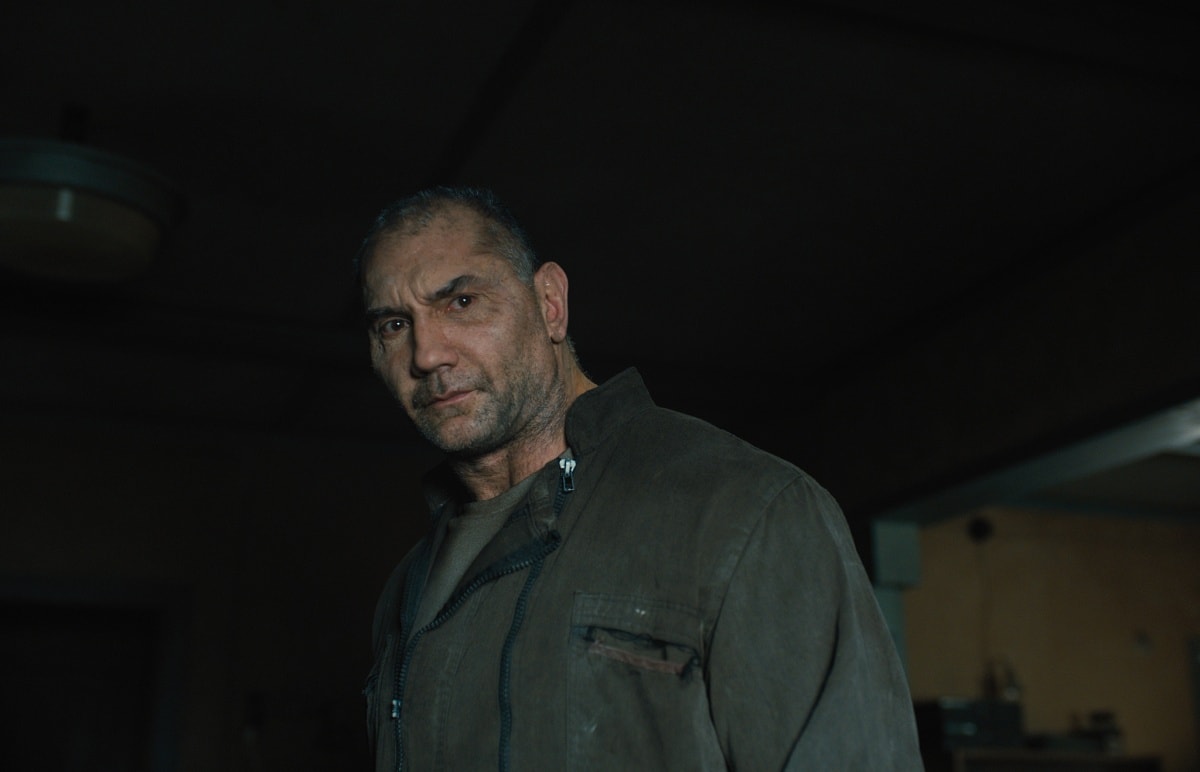 Dave Bautista as Sapper Morton in the 2017 epic neo-noir science fiction film Blade Runner 2049