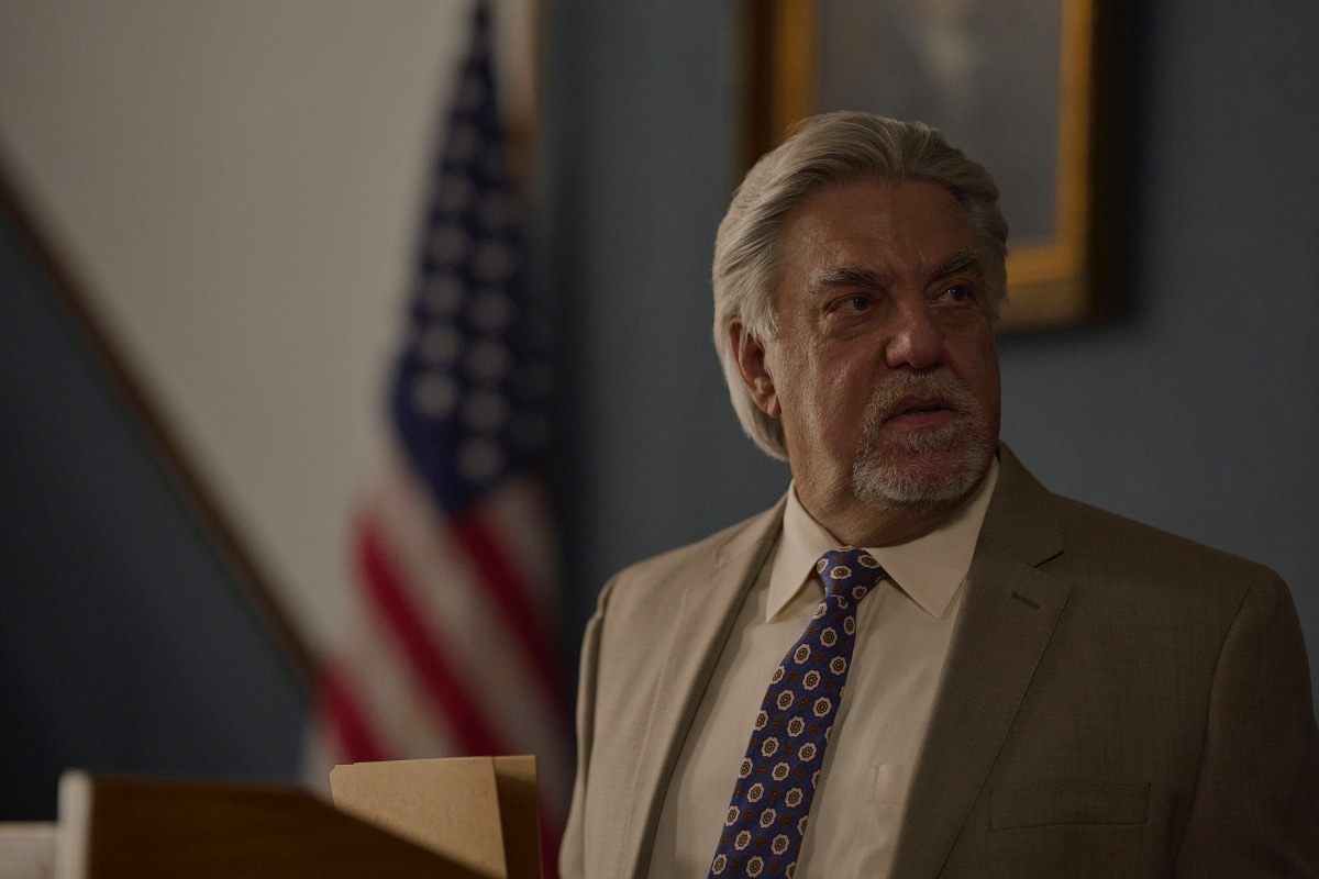 Bruce McGill as Mayor Grover Teale in the action crime streaming television series Reacher