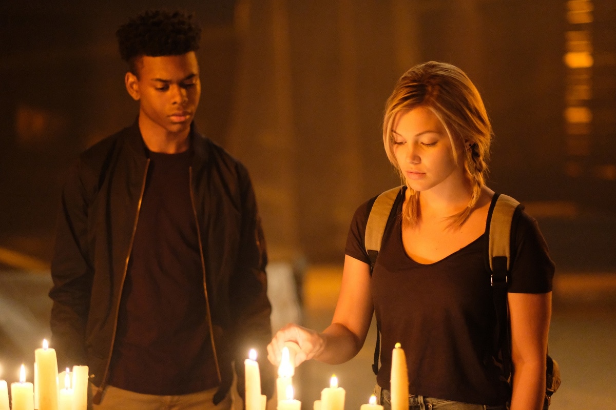 Aubrey Joseph as Tyrone Johnson/Cloak and Olivia Holt as Tandy Bowen/Dagger in Marvel’s Cloak & Dagger