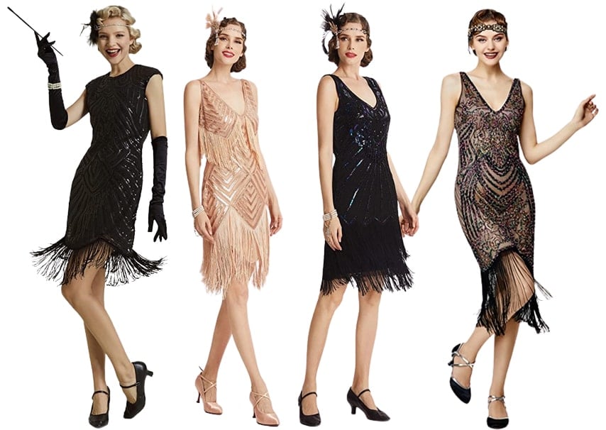 Shoes to wear with a sales flapper dress