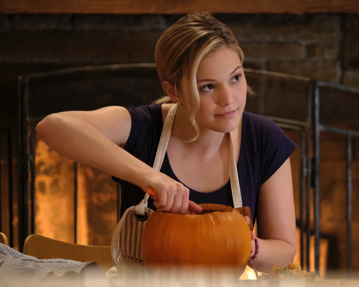 Olivia Holt as Kate Wallis in the teen drama thriller anthology series Cruel Summer