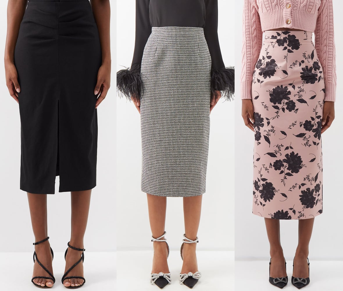Pencil skirts boast a naturally slimming silhouette that can help accentuate your curves