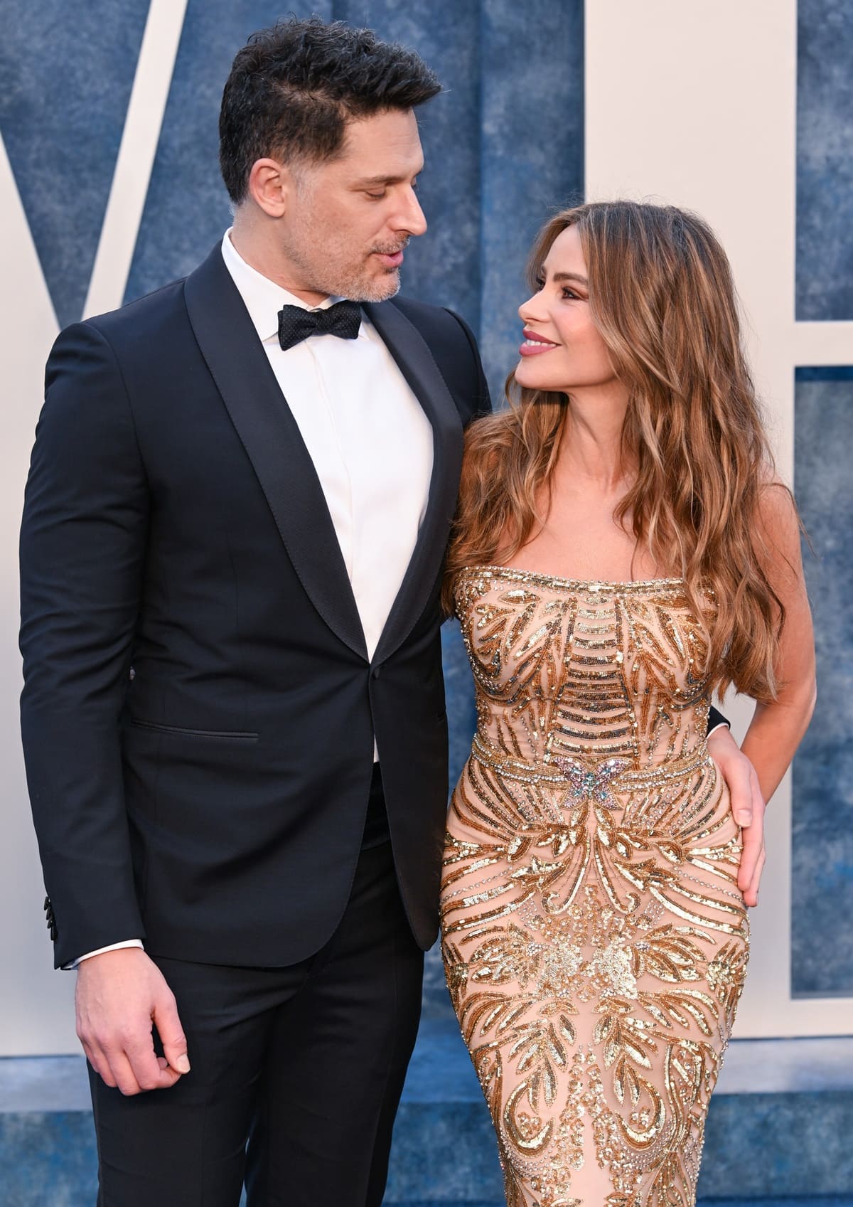 Joe Manganiello and Sofía Vergara couldn't help but show their affection for each other at the 2023 Vanity Fair Oscar Party