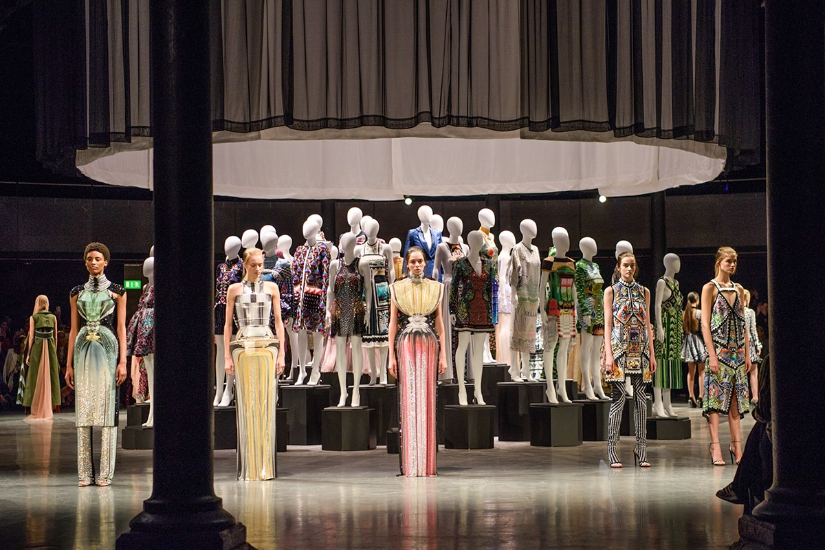 Mary Katrantzou's fashion show during London Fashion Week in 2018