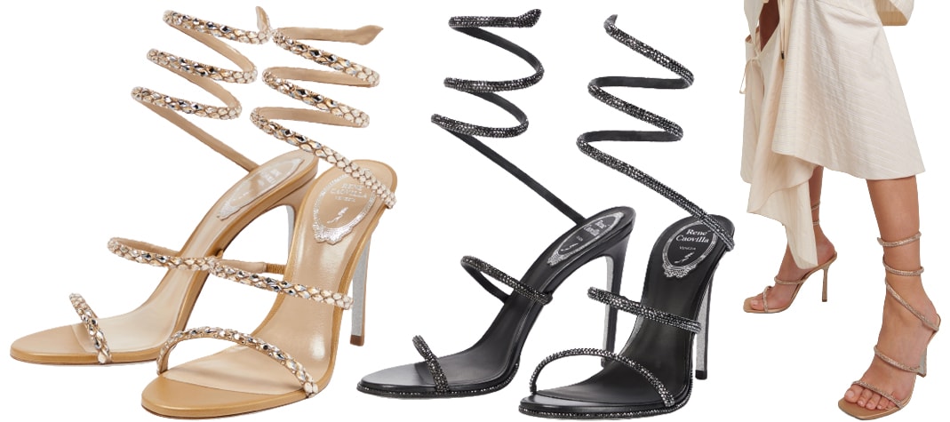 Released in the 1960s, the Cleo sandal has become Rene Caovilla's most iconic sandal design to this day