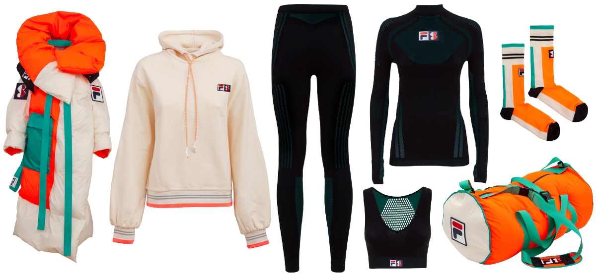 Roksanda Ilinčić has partnered with sportswear brand Fila on a capsule collection for Fall 2022