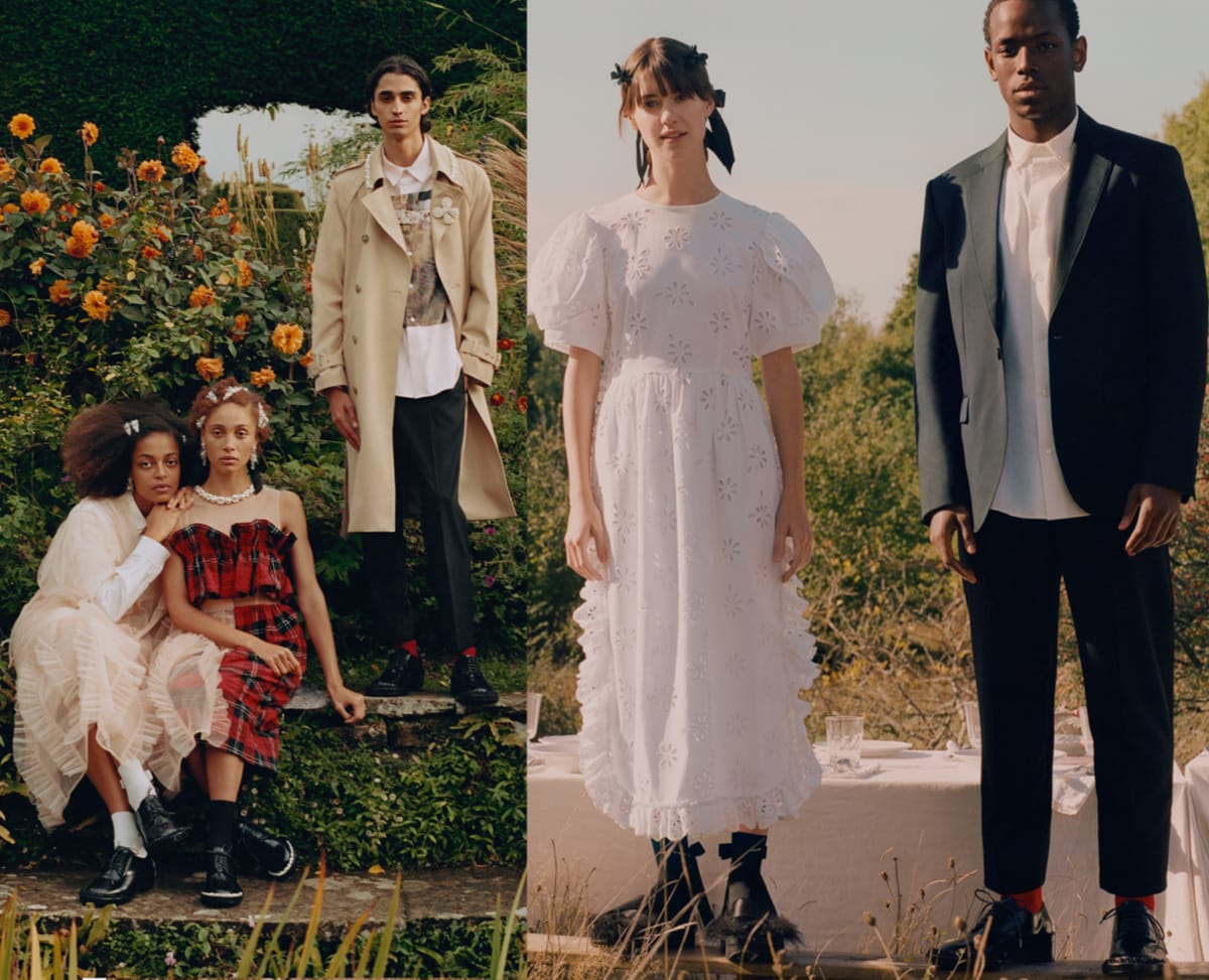 Simone Rocha's collaborative collection with H&M featured ethereal pieces for men and women