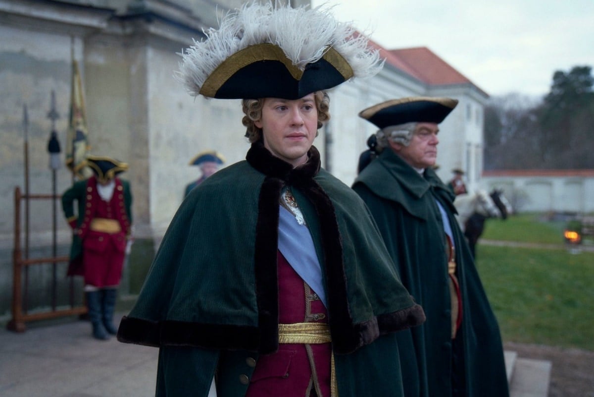 Joseph Quinn as Paul Petrovich in the 2019 British-American miniseries Catherine the Great