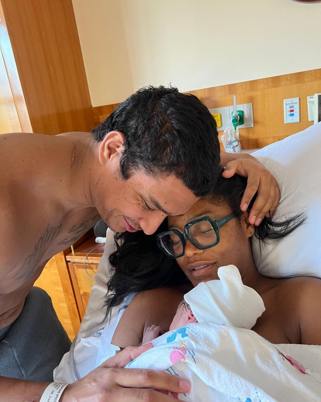 Keke Palmer and partner Darius Jackson welcomed their first baby, Leodis Andrellton Jackson