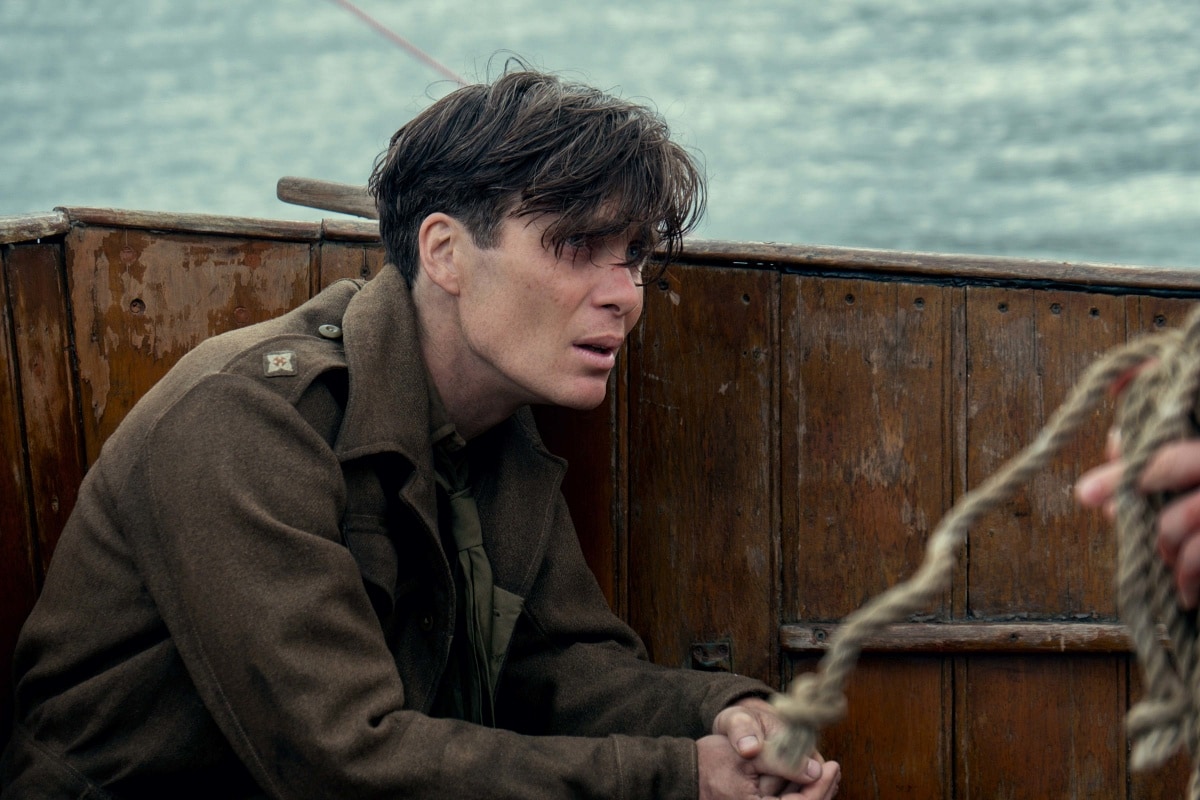 Cillian Murphy as Shivering Soldier in the 2017 historical war film Dunkirk