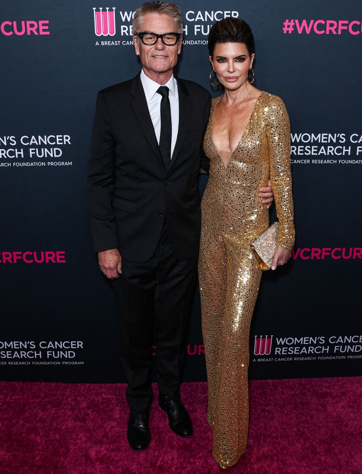 Harry Hamlin and Lisa Rinna looked the part of a stunning couple at the Women’s Cancer Research Fund’s An Unforgettable Evening Benefit Gala